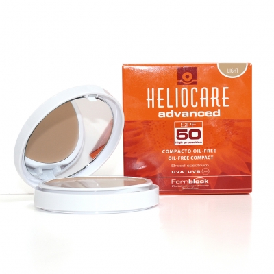 Phấn nền chống nắng màu da Heliocare Oil-Free Compact SPF 50 Faire- 10gr