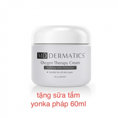 Kem dưỡng ẩm, giải độc và làm dịu da MD Dermatics Oxygen Therapy Cream 60ml