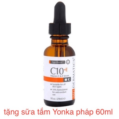 Tinh chất trẻ hóa và chống lão hóa da MD Dermatics C10 Vitamin C+E 30ml