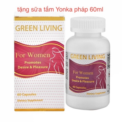 [Md dermatics] Viên uống nội tiết tố nữ trị nám nội tiết Green Living 60 viên