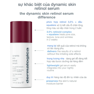 [Dermalogica] Tinh chất trẻ hóa da Dynamic Skin Retinol Serum 3.5%